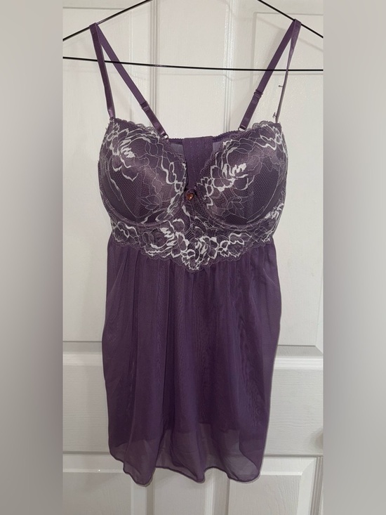 Fashion Nova Other - Purple Lace Babydoll Chemise - Fashion Nova NWT- Large